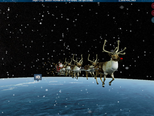 Official NORAD Tracks Santa - many friends waiting for - SS画像